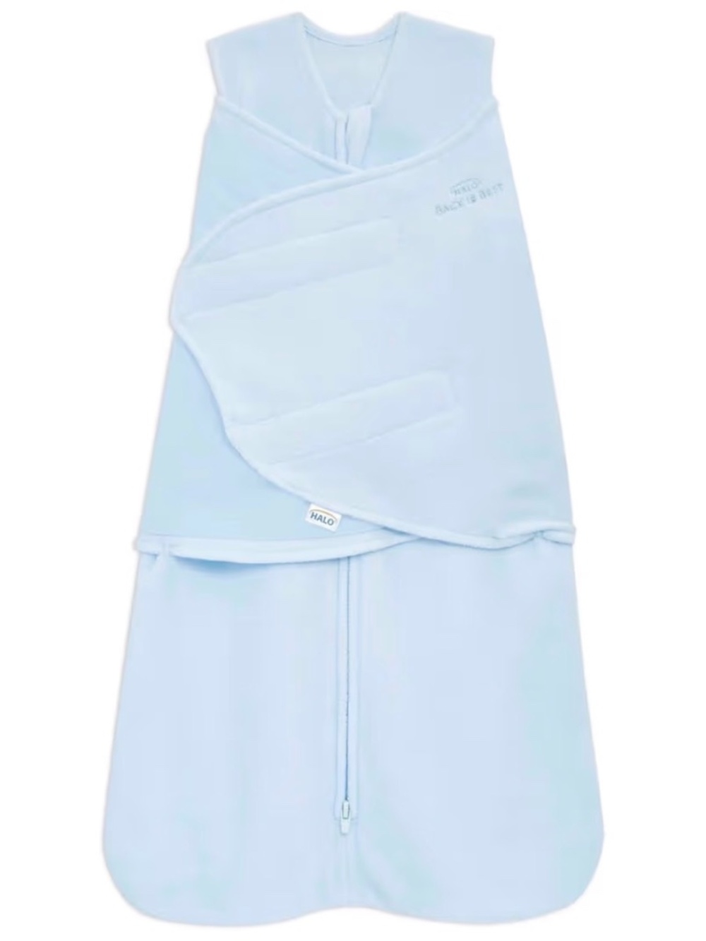 HALO Micro-Fleece Sleepsack Swaddle, 3-Way Adjustable Swaddle Blanket Preemie